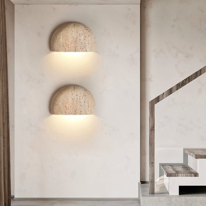 Valta Travertine Wall Lamp