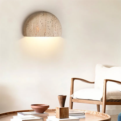 Valta Travertine Wall Lamp