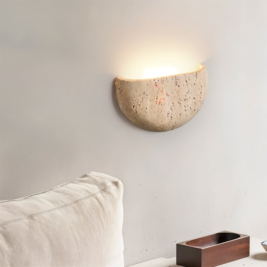 Valta Travertine Wall Lamp