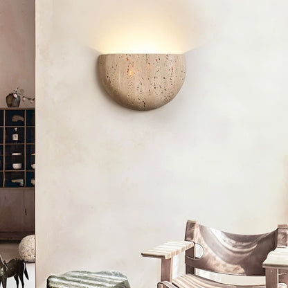 Valta Travertine Wall Lamp