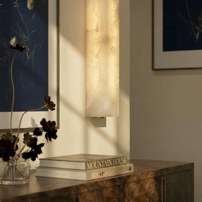 Vectis Alabaster Wall Sconce