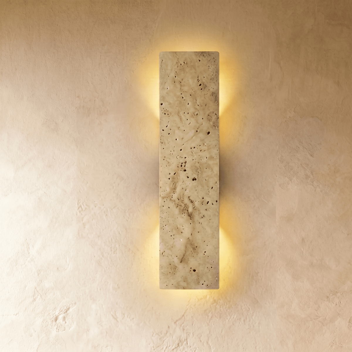 Veil Travertine Wall Lamp