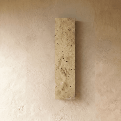 Veil Travertine Wall Lamp