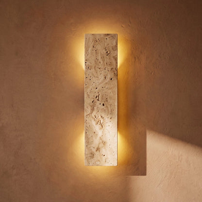 Veil Travertine Wall Lamp