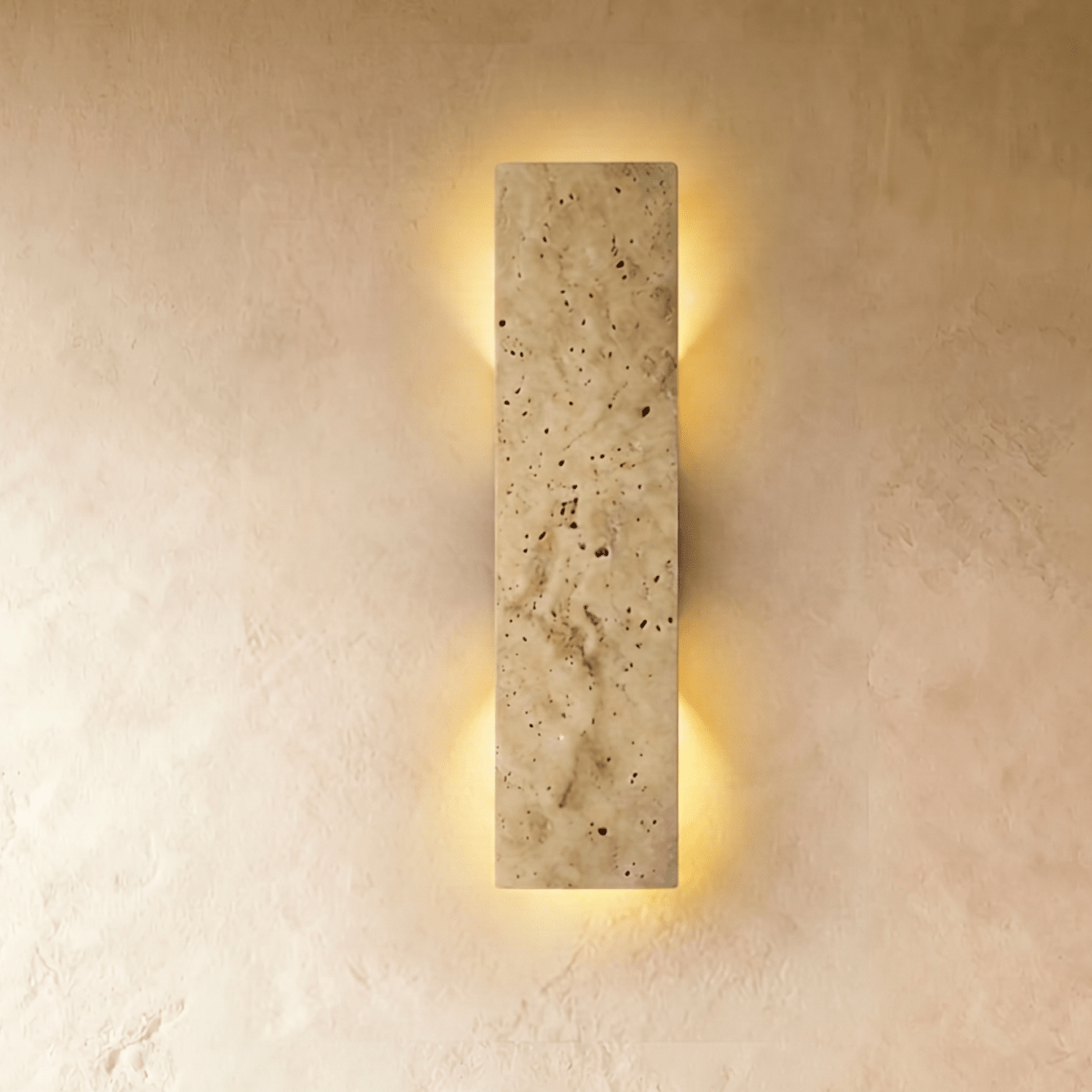 Veil Travertine Wall Lamp