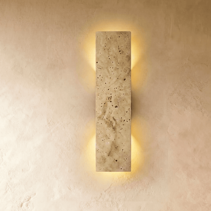 Veil Travertine Wall Lamp