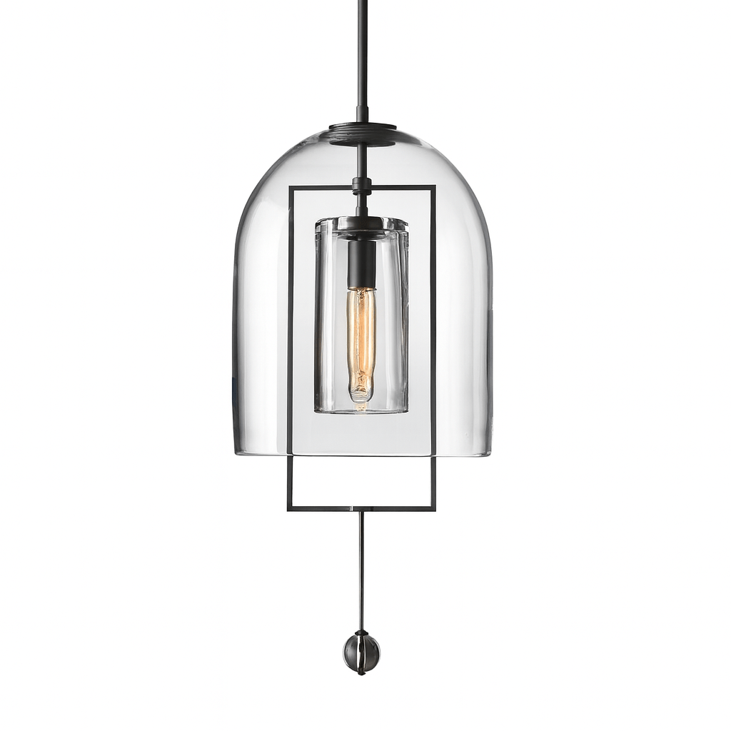 Vintage Glass Lantern Pendant Lights