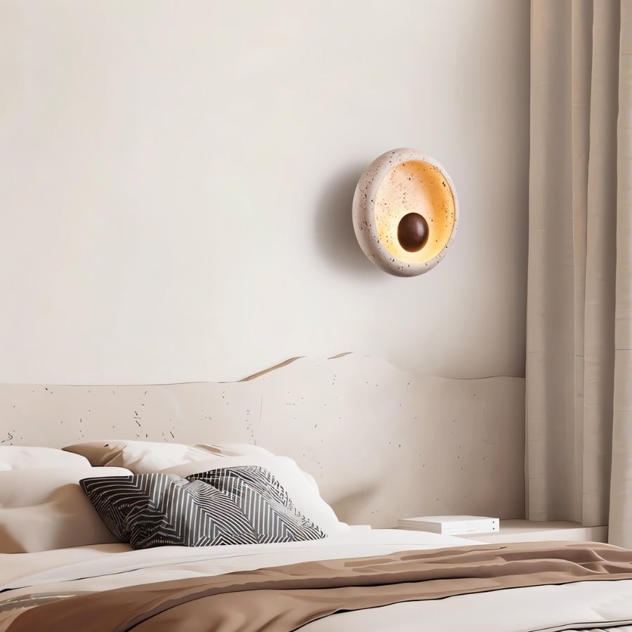 Yalka Travertine wall lamp