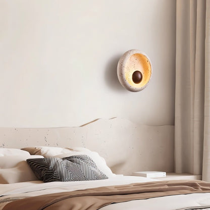 Yalka Travertine wall lamp
