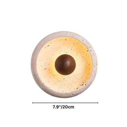 Yalka Travertine wall lamp
