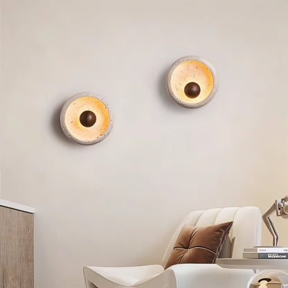 Yalka Travertine wall lamp