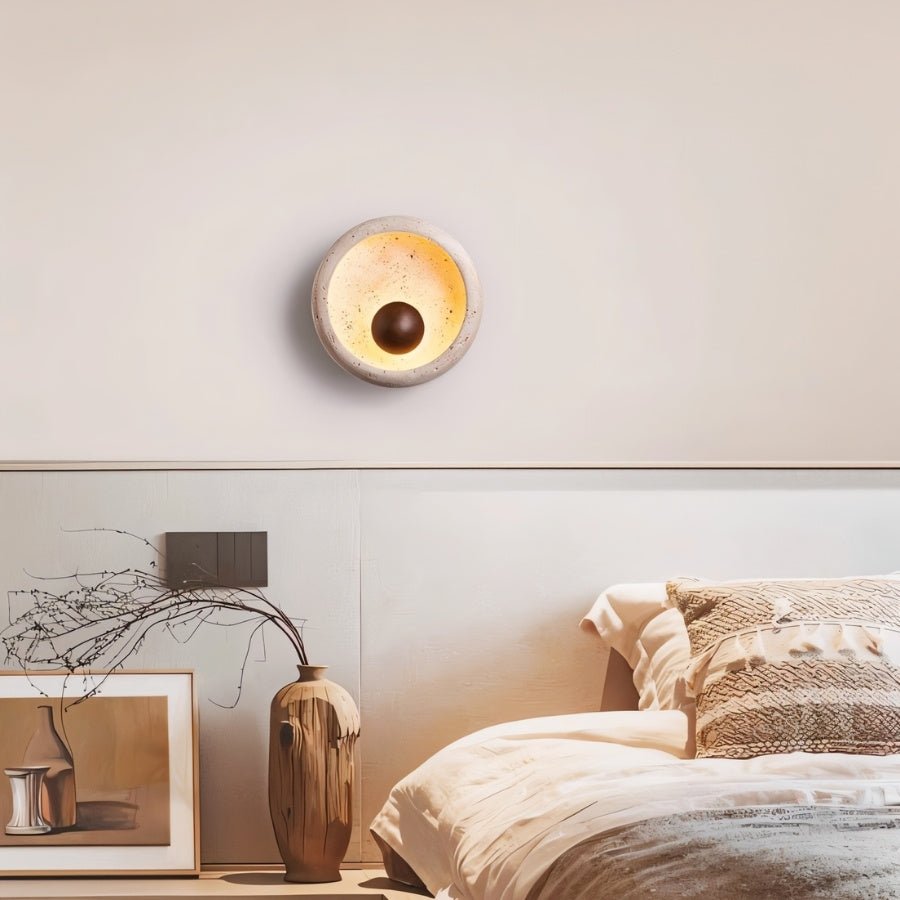 Yalka Travertine wall lamp