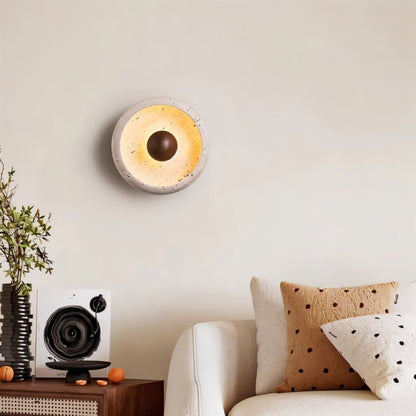 Yalka Travertine wall lamp