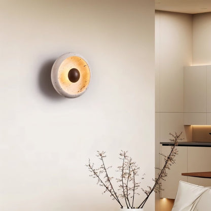 Yalka Travertine wall lamp