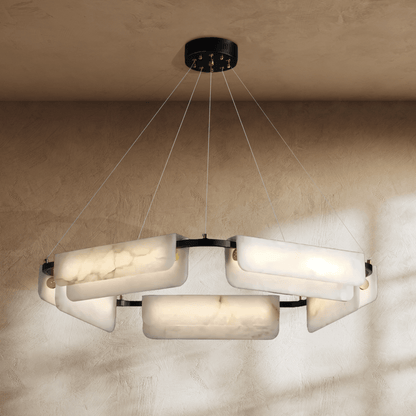 Zazu Alabaster Chandelier