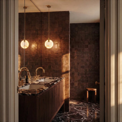 Zenqua Alabaster Pendant Light